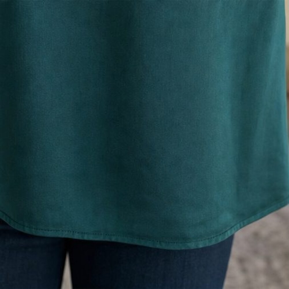 Rust Ruffle Blouse - Picture 6 of 6